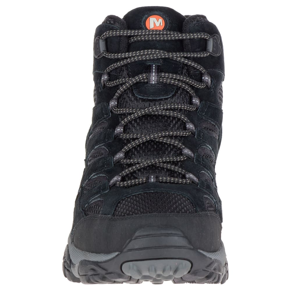 MERRELL Men's Moab 2 Ventilator Mid Hiking Boots, Black Night, Wide ...