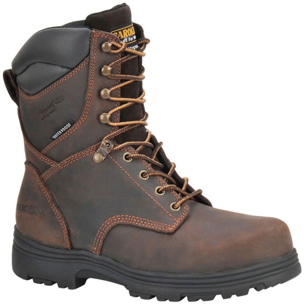 Carolina Men&#039;s 8 In. Waterproof Insulated Work Boots, Medium Width