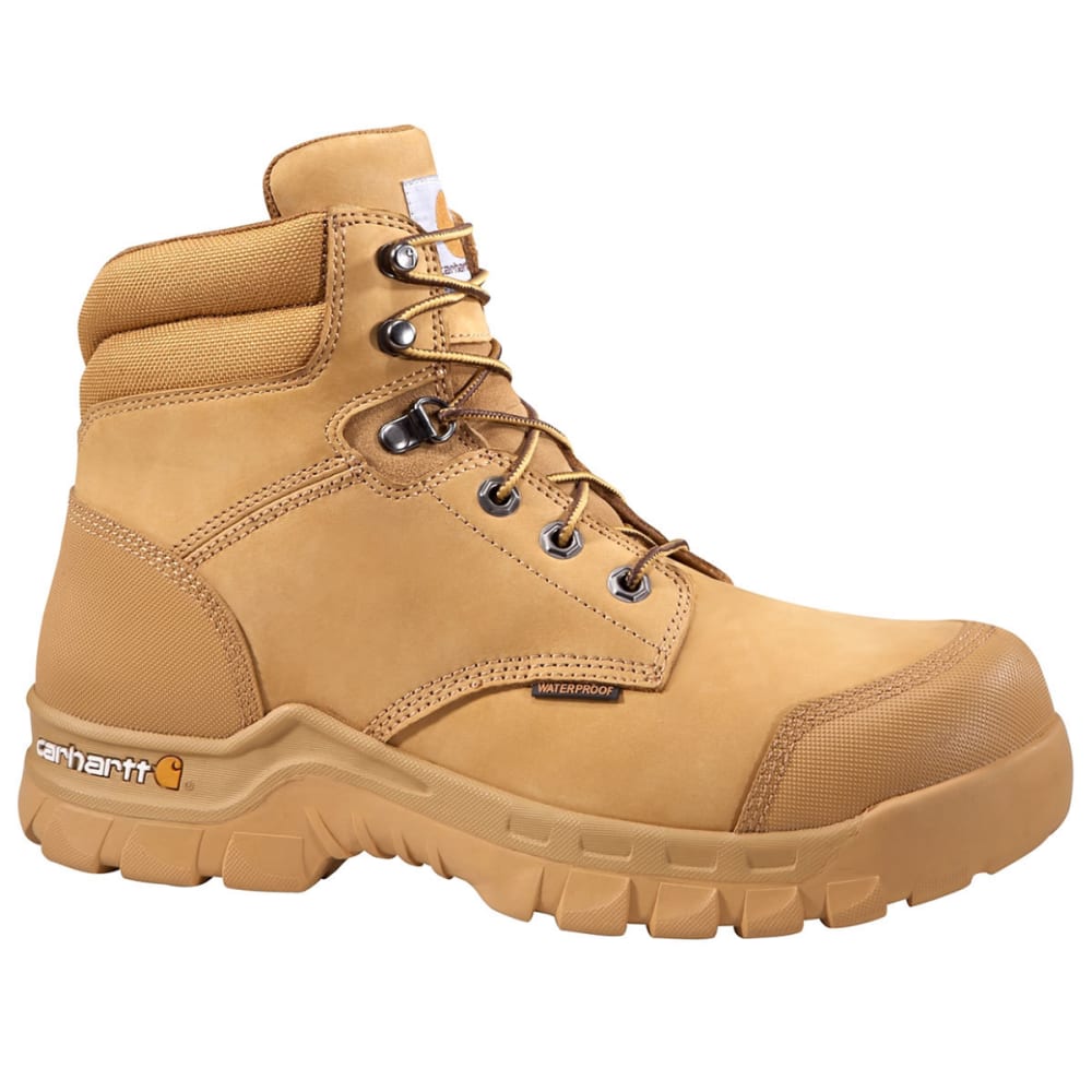 Carhartt Men&#039;s 6-Inch Rugged Flex Waterproof Work Boots, Wheat