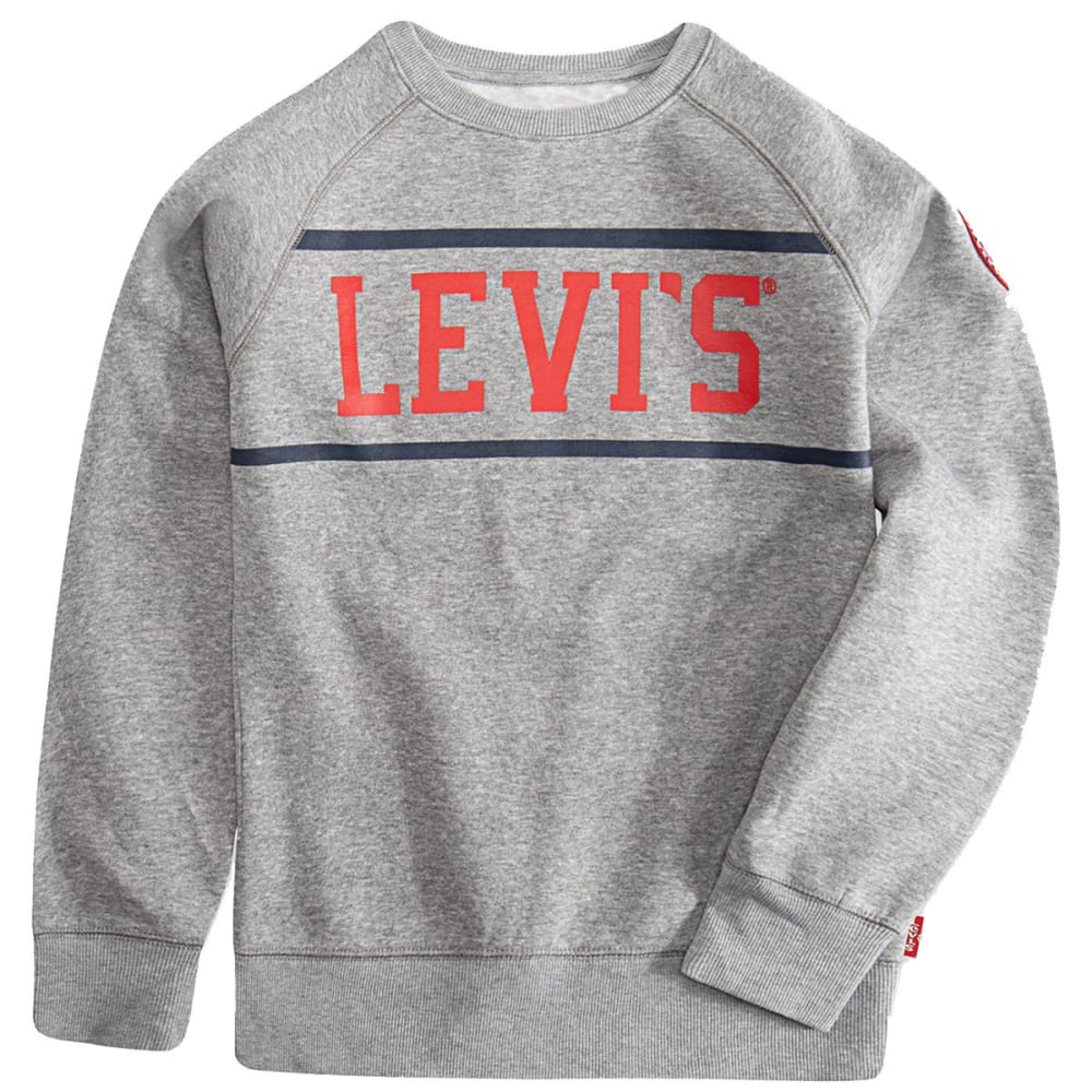 Levi&#039;s Big Boys&#039; Cory Fleece Long-Sleeve Pullover - Size S