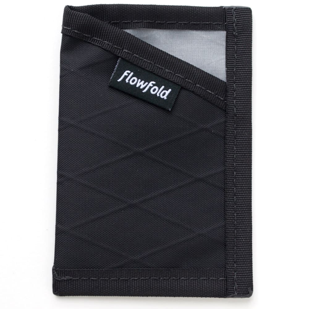 Flowfold Minimalist Limited Card Holder Wallet - Black