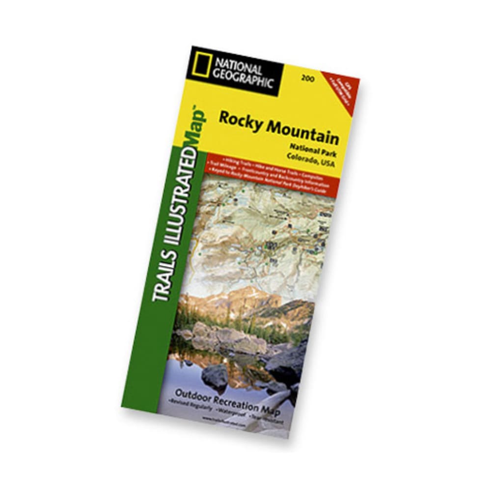 Nat Geo Rocky Mountain Nat&#039;l Park Map