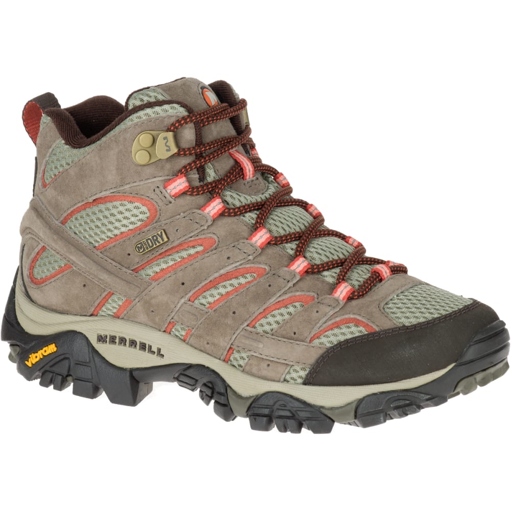 Merrell Women&#039;s Moab 2 Mid Waterproof Hiking Boots, Bungee Cord - Size 7