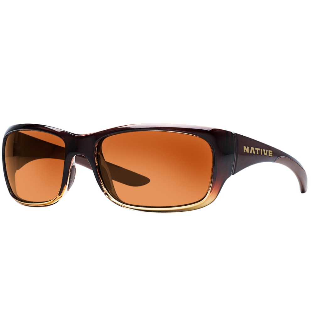 Native Eyewear Kannah Sunglasses, Stout Fade, Brown Lens - Brown