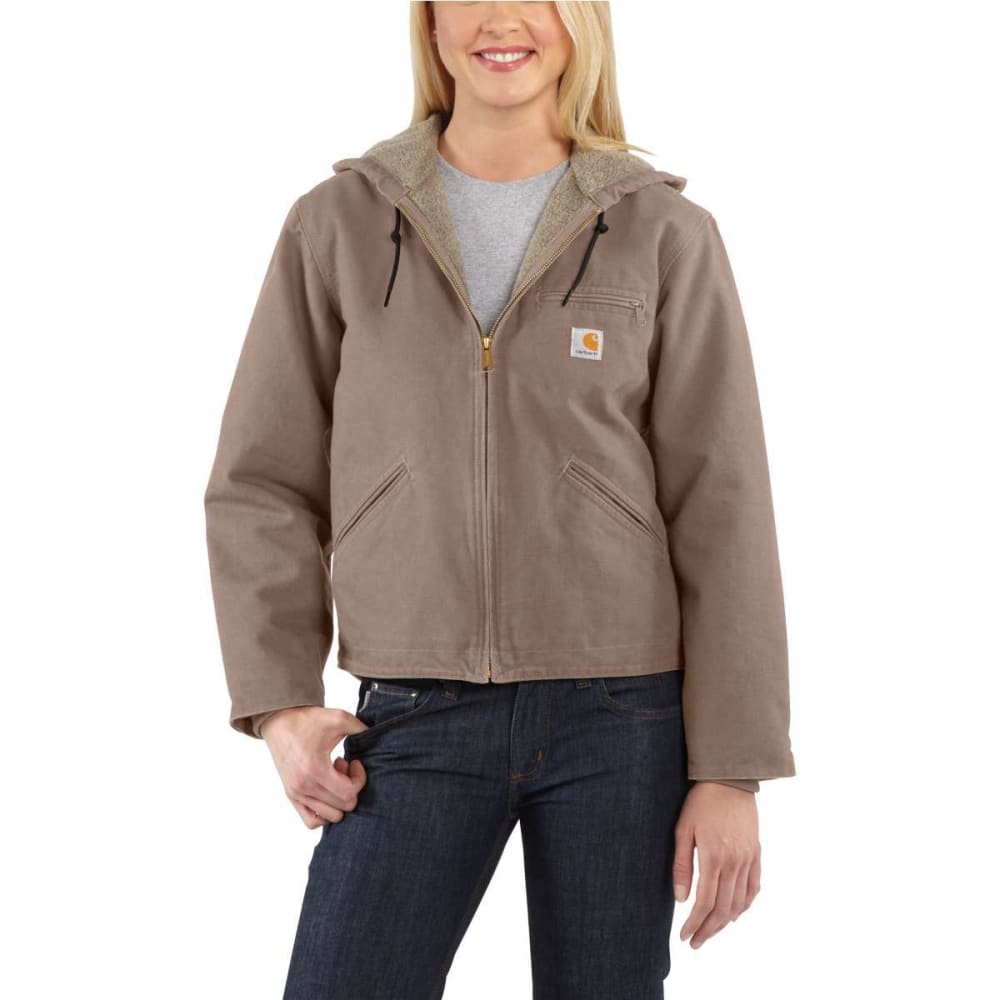 Carhartt Women&#039;s Sandstone Sierra Sherpa-Lined Jacket