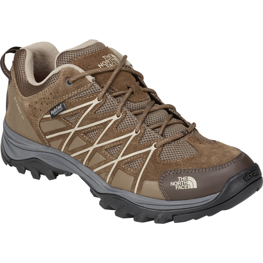 The North Face Mens Storm 3 Low Waterproof Hiking Boots Brown Size 10