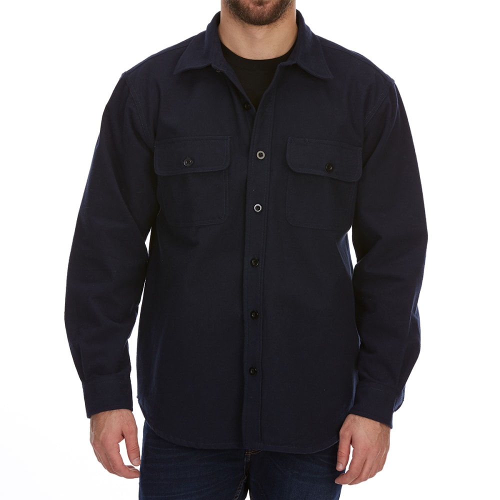 Dunlop Men&#039;s Solid Chamois Long-Sleeve Shirt