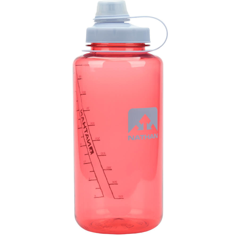 Nathan Sports Bigshot Hydration Bottle, 1 L - Red