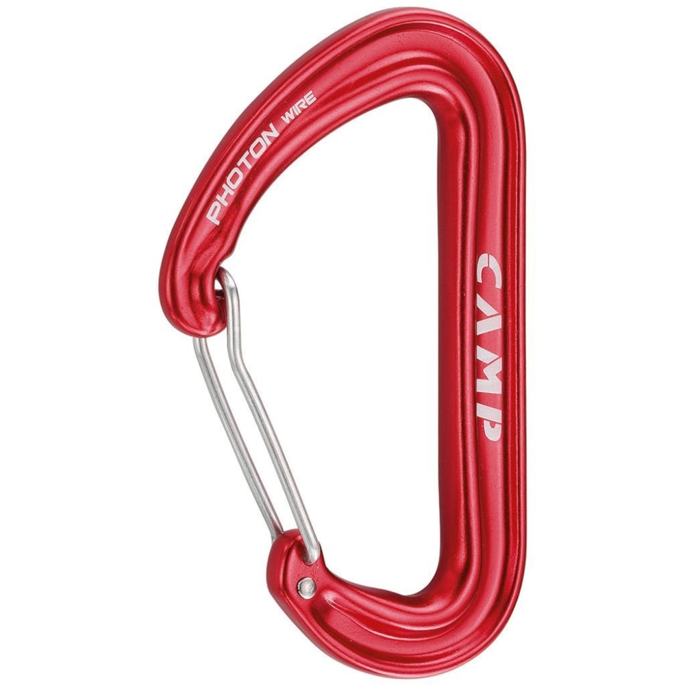 Camp Usa Photon Wire Carabiner - Red