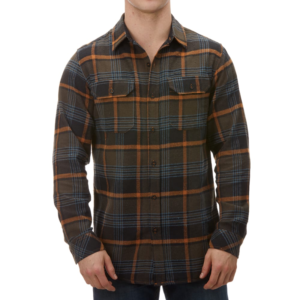 Burnside Men&#039;s Plaid Flannel Shirt