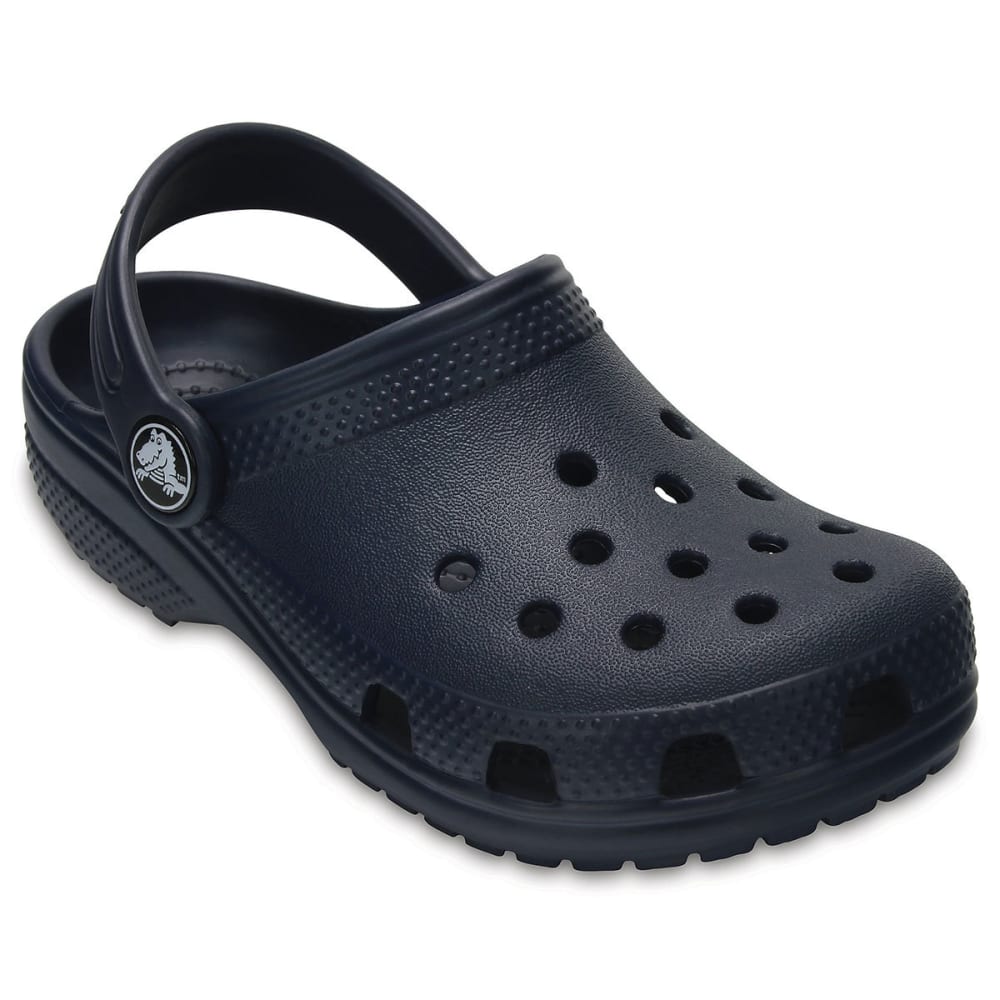 Crocs Kids' Classic Clogs, Navy - Size 8