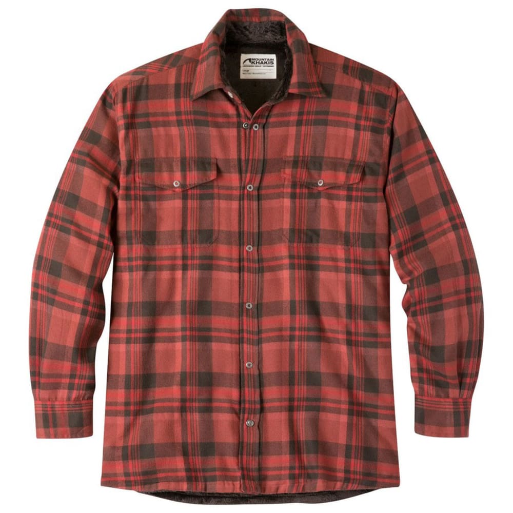 Mountain Khakis Men&#039;s Christopher Long-Sleeve Fleece-Lined Shirt - Size L