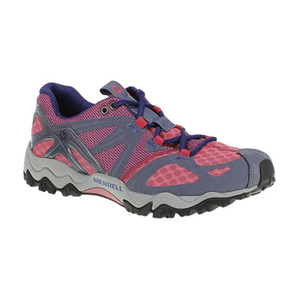 MERRELL Women's Grassbow Air Hiking Shoes, Pink/Grey