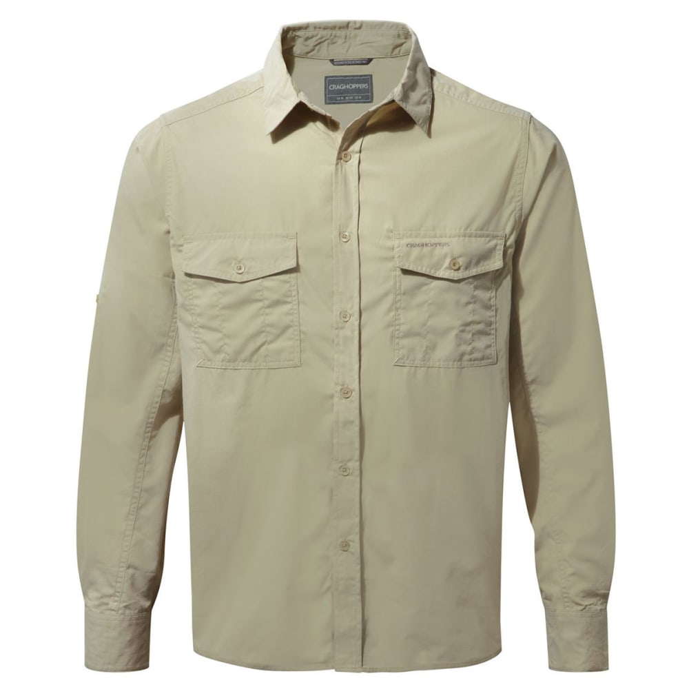 Craghoppers Men&#039;s Nosidefence  Kiwi Long Sleeve Shirt - Size 3XL