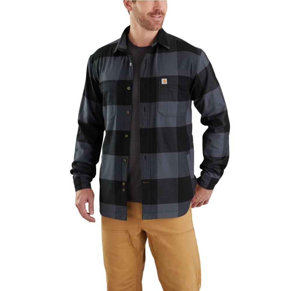 Carhartt Men's Rugged Flex Hamilton Fleece-Lined Shirt Jacket