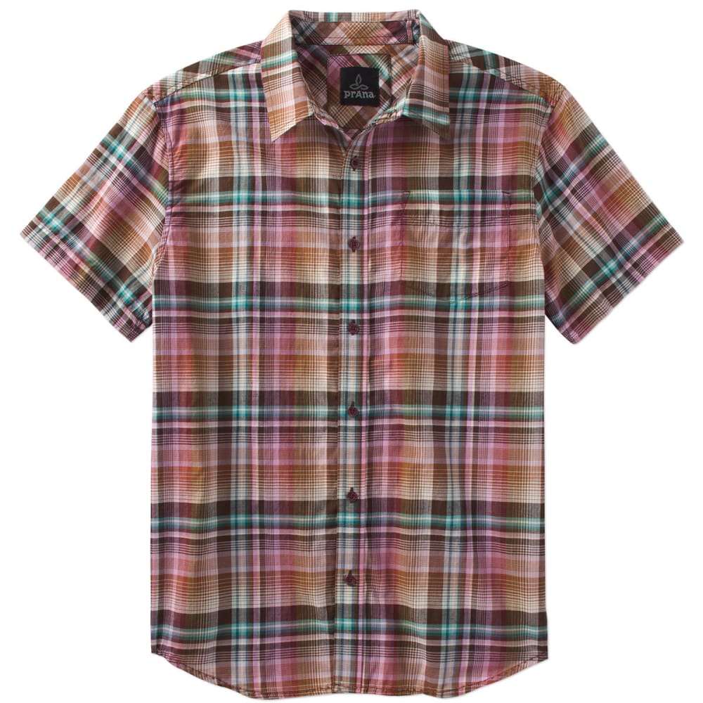 Prana Men&#039;s Ecto Short-Sleeve Woven Shirt - Size S