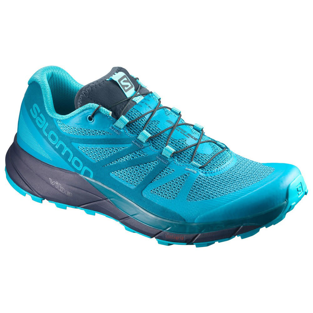 Salomon Women&#039;s Sense Ride Trail Running Shoes, Bluebird - Size 9.5