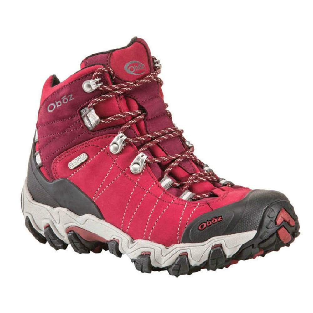 Oboz Womens Bridger Bdry Hiking Boots Rio Red Red Size 6