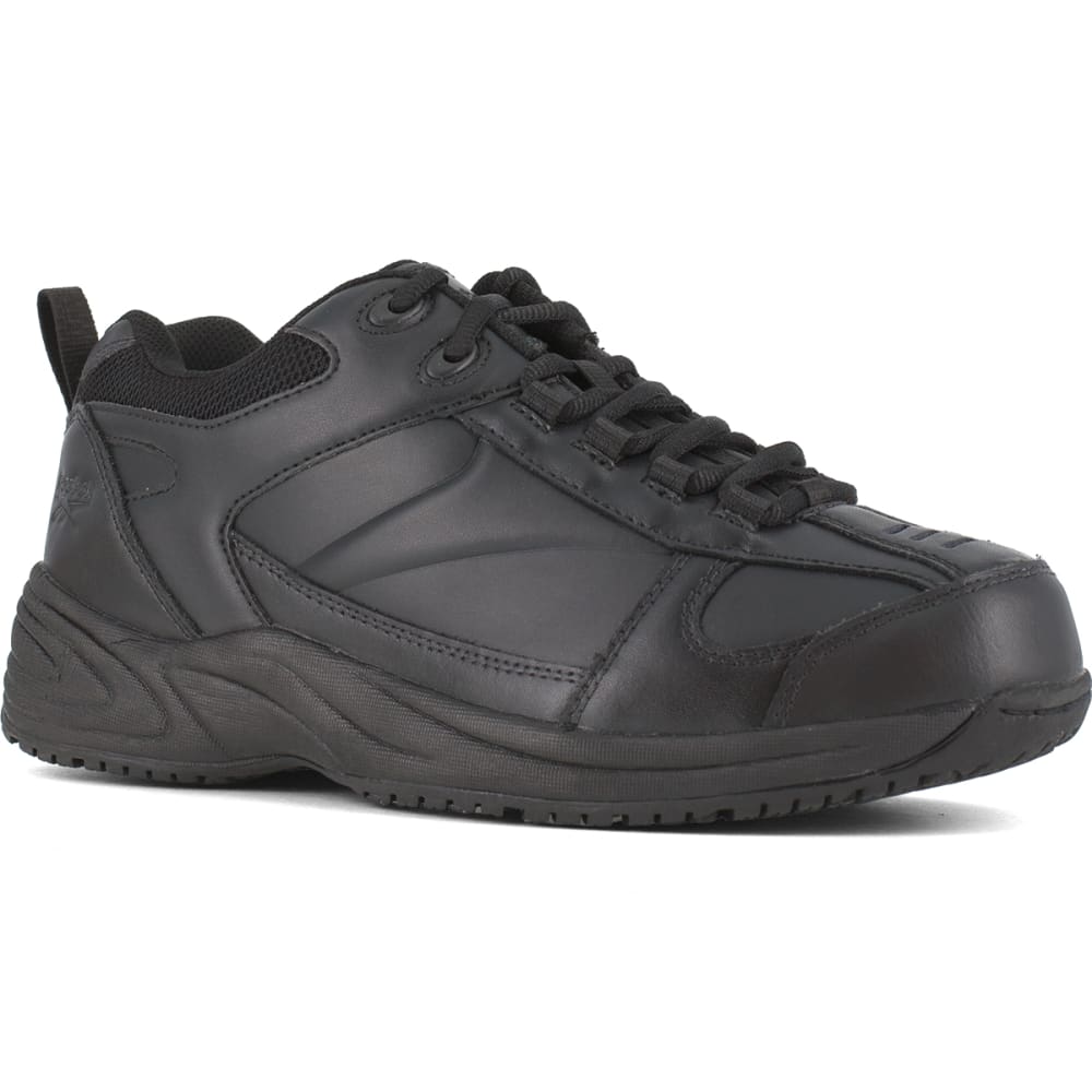 Reebok Work Men&#039;s Jorie Soft Toe Street Sport Jogger Oxford Sneaker, Black
