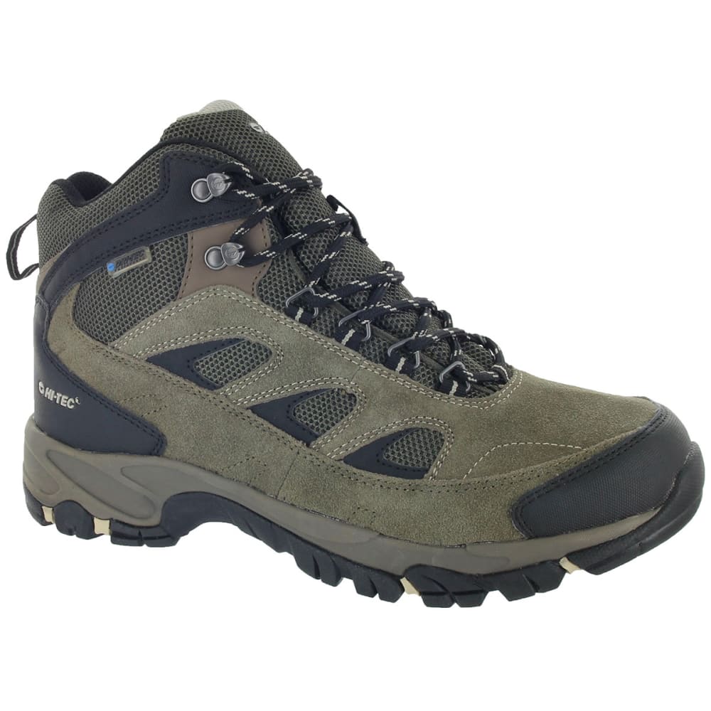 Hi-Tec Men's Logan Wp Hiking Boots, Smokey Brown/olive/snow,wide - Brown