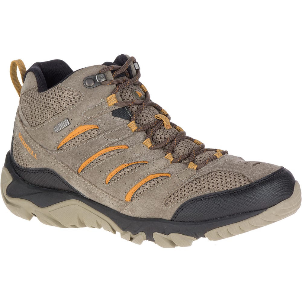 Merrell Men's White Pine Mid Ventilator Waterproof Hiking Boots - Brown