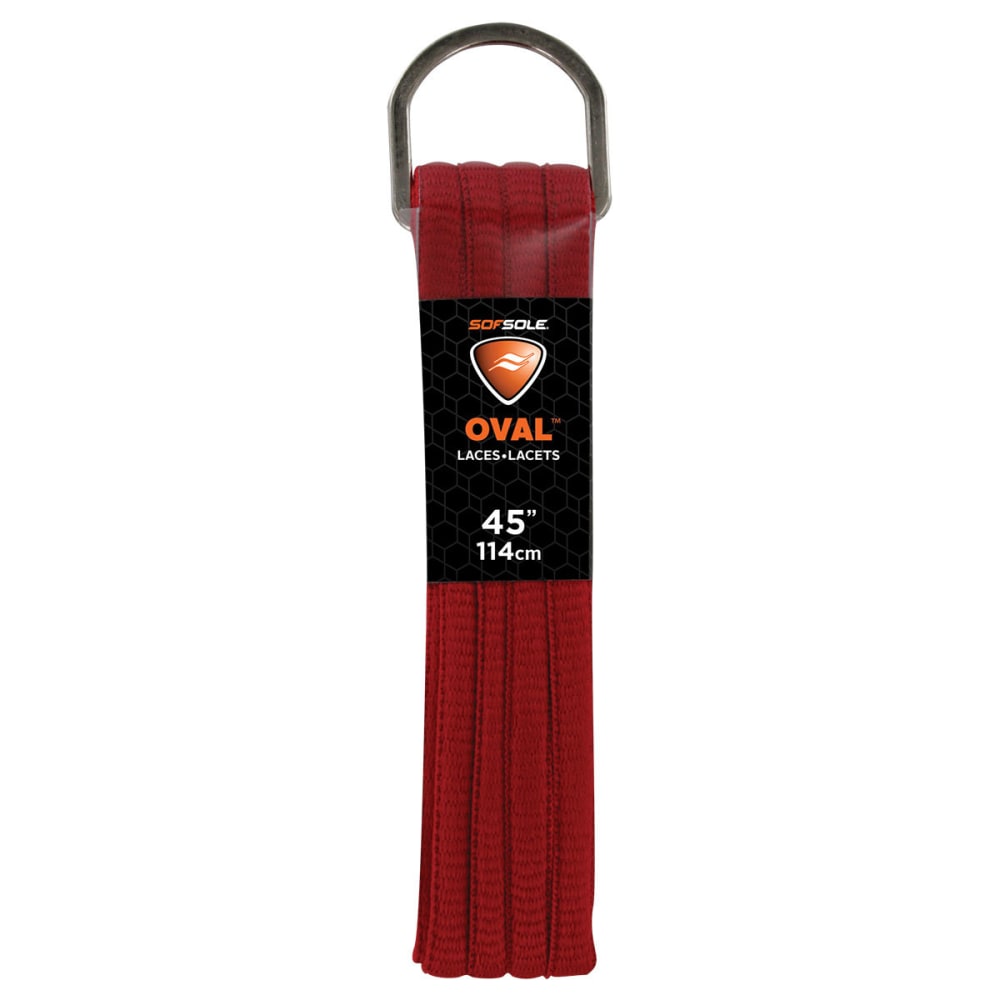 Sof Sole 45 In. Athletic Oval Laces - Red