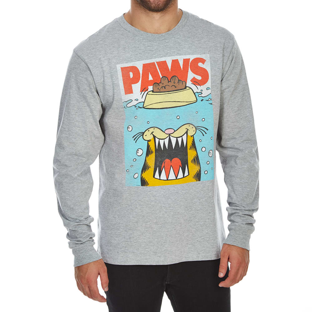 Body Rags Guys&#039; Garfield Paws Jaws Long-Sleeve Tee
