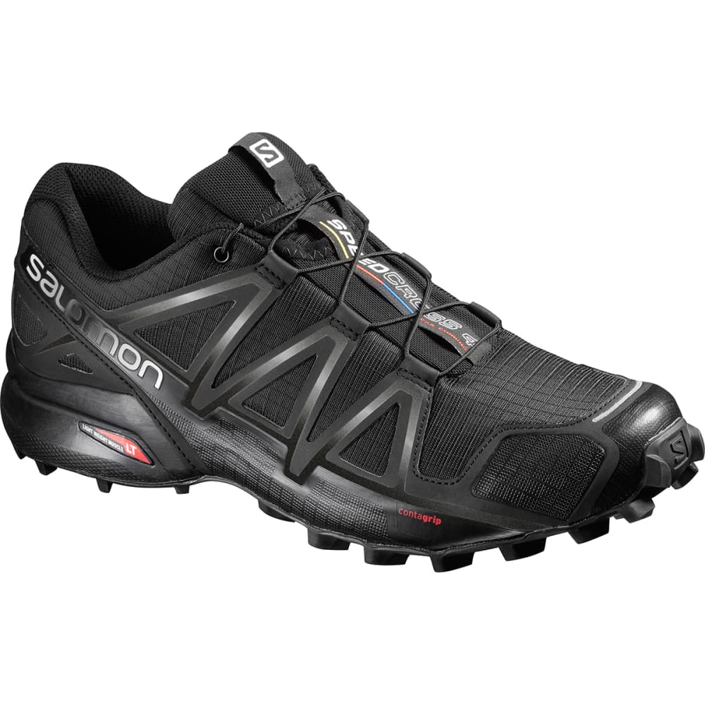 Salomon Men&#039;s Speedcross 4 Trail Running Shoes, Black - Size 9