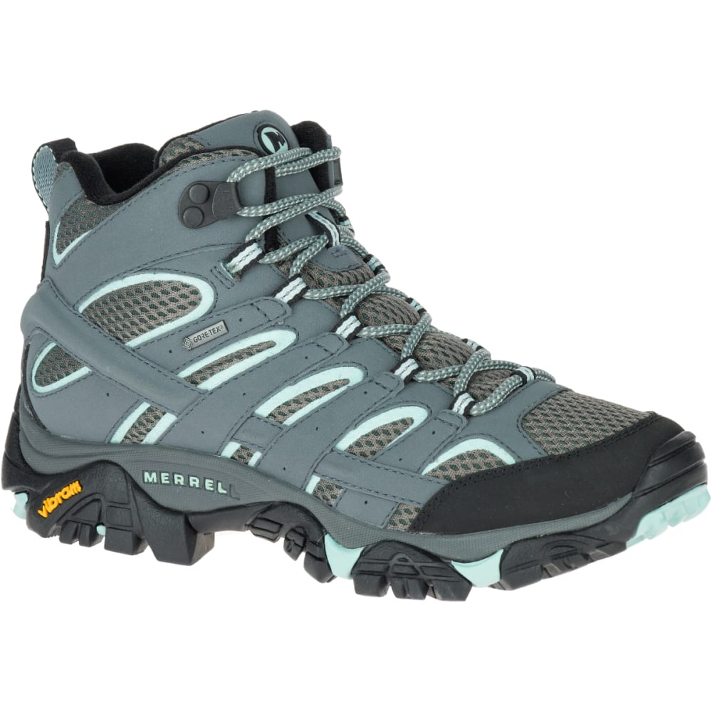 MERRELL Women's Moab 2 GORE-TEX Waterproof Hiking Boots,Sedona Sage ...