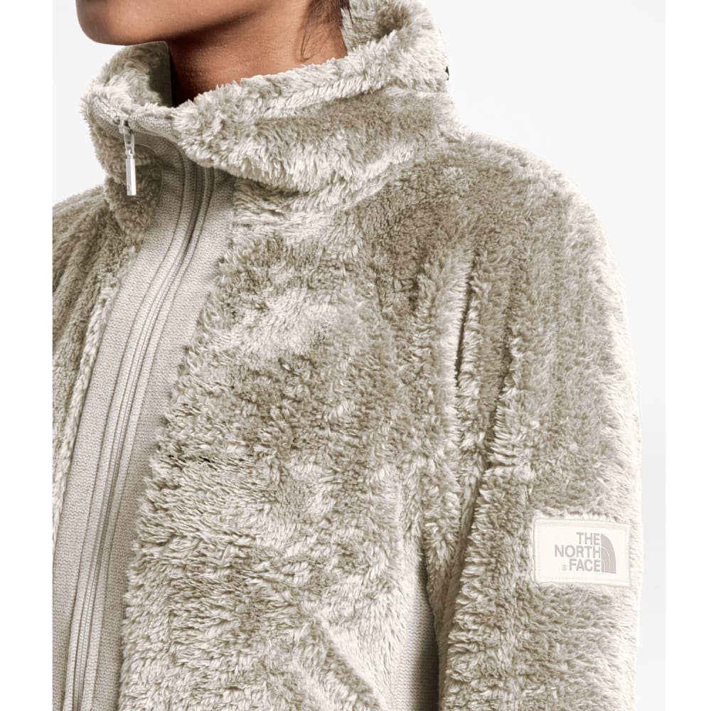 north face women's furry fleece jacket
