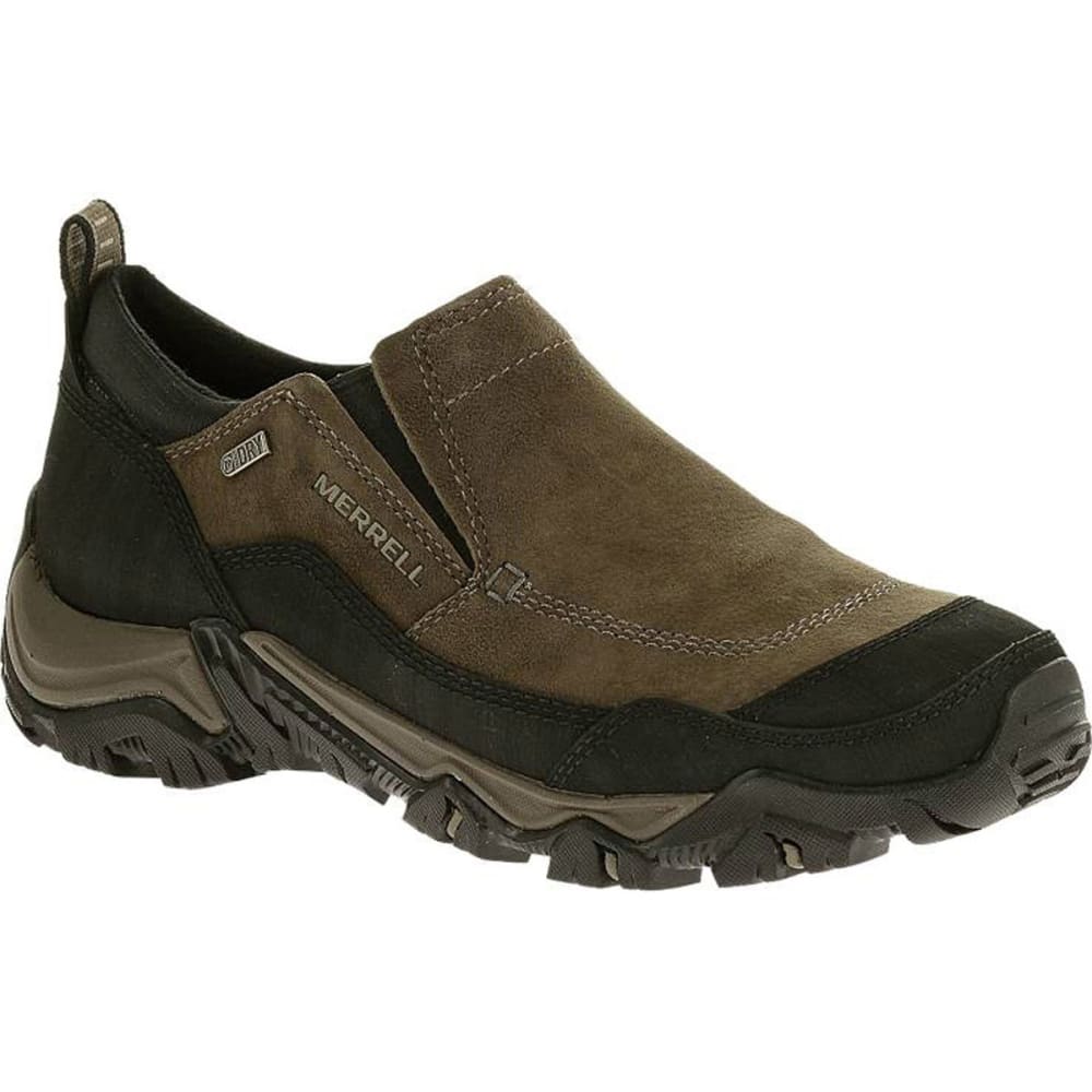 MERRELL Men's Polarand Rove Moc Waterproof Winter Shoes, Gunsmoke
