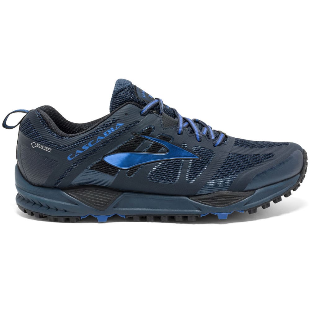 BROOKS Men’s Cascadia 11 GTX Trail Running Shoes, Dress Blues/Electric ...