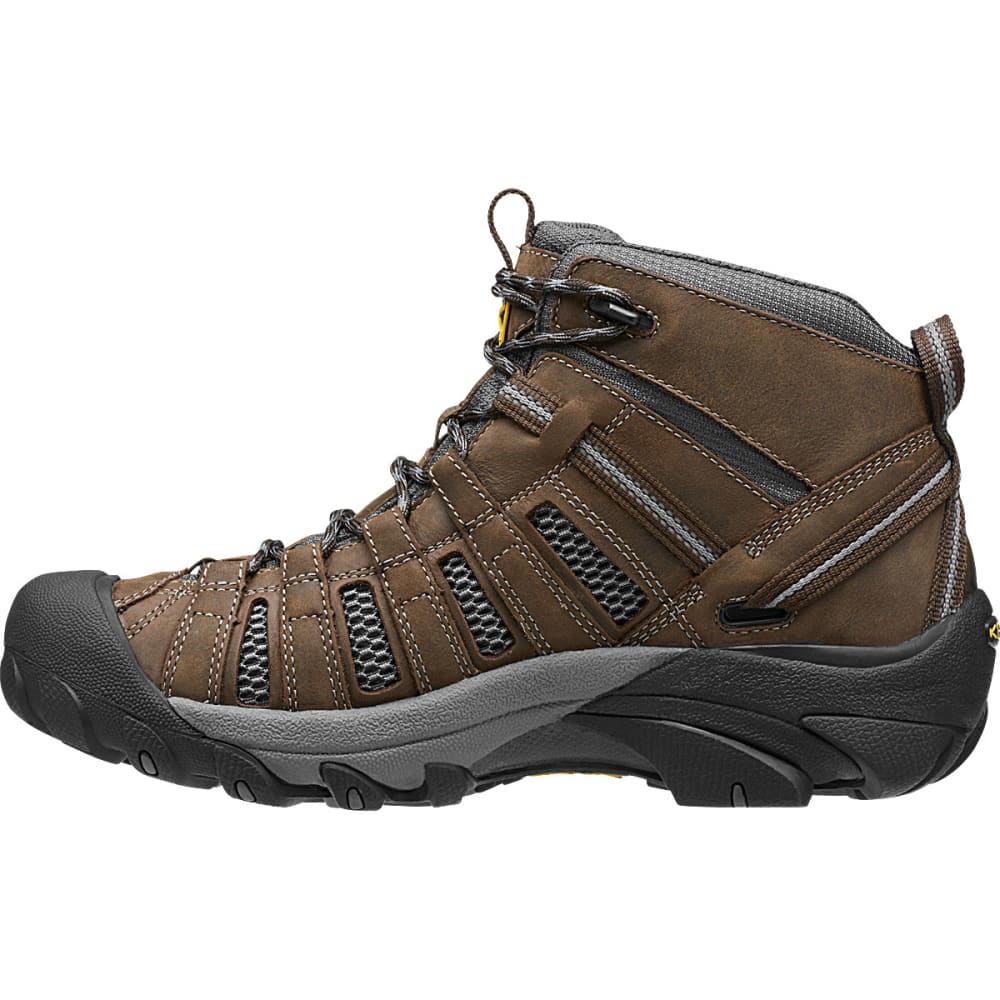 KEEN Men's Voyageur Mid Hiking Boots, Cascade Brown/Raven