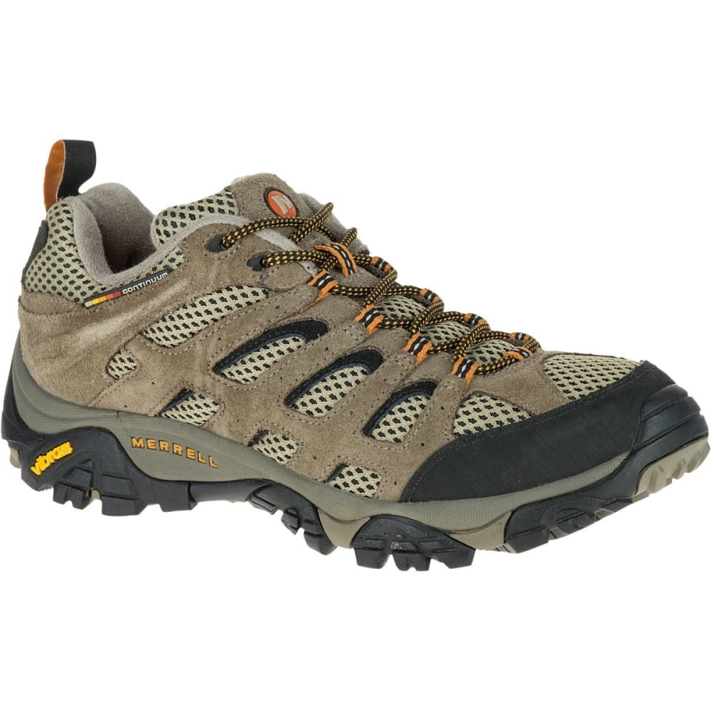 MERRELL Men's Moab Ventilator Hiking Shoes, Walnut Free Shipping at $49