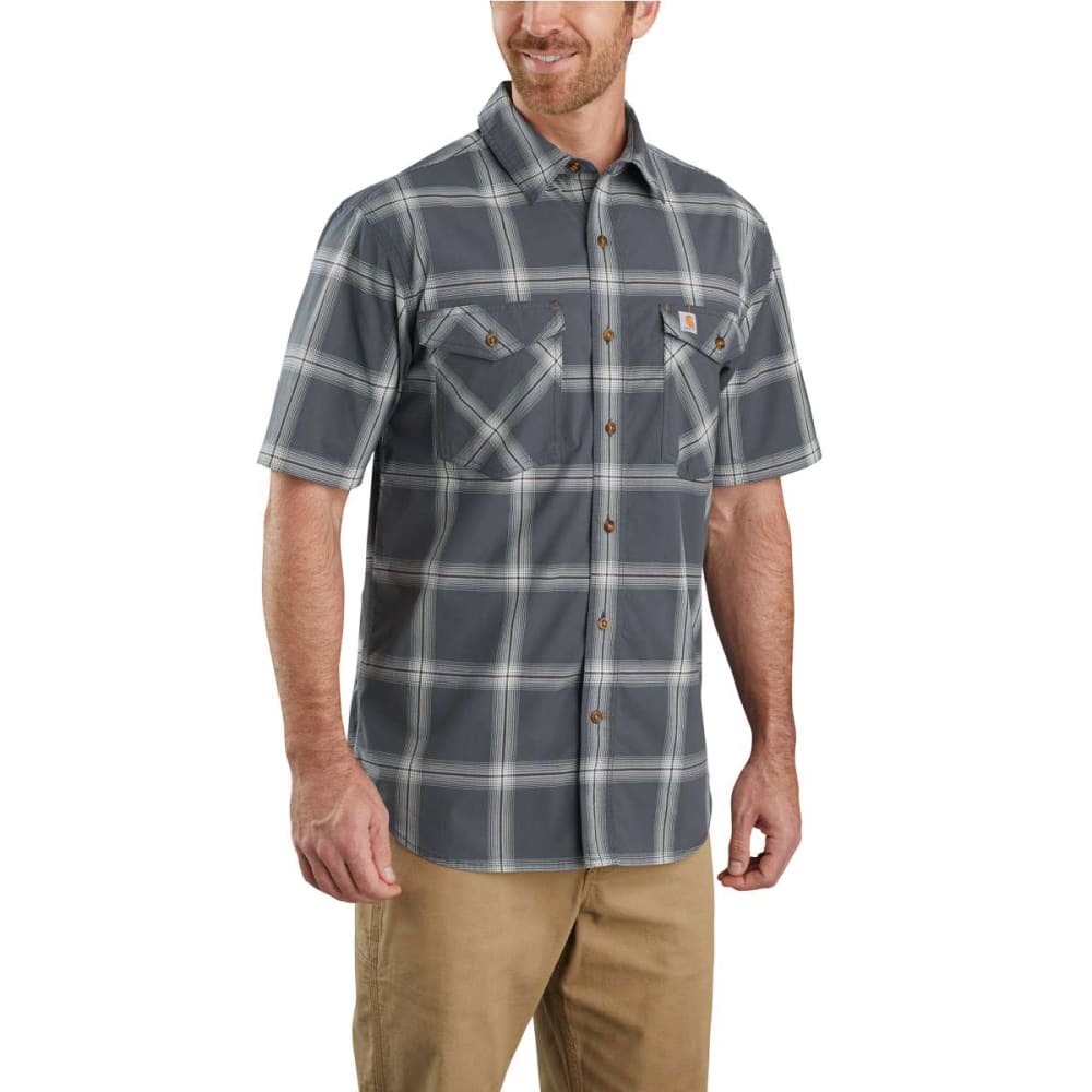 CARHARTT Men's Rugged Flex Relaxed Fit Short-Sleeve Shirt - Eastern ...