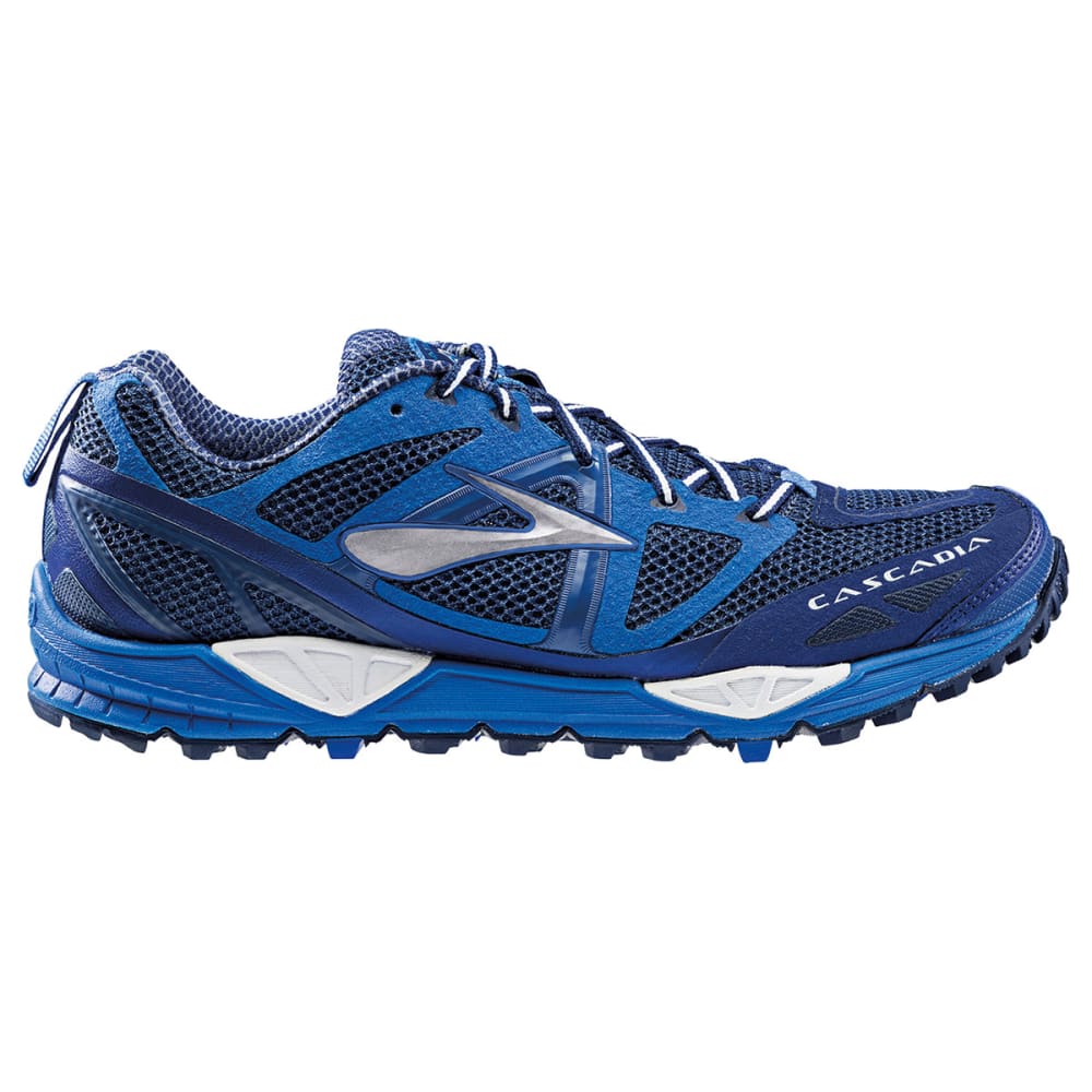BROOKS Men's Cascadia 9 Trail Running Shoes, Sodalite Blue/Electric