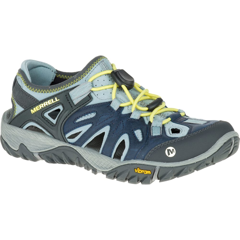 MERRELL Women's All Out Blaze Sieve Hiking Shoes, Blue Free Shipping at $49