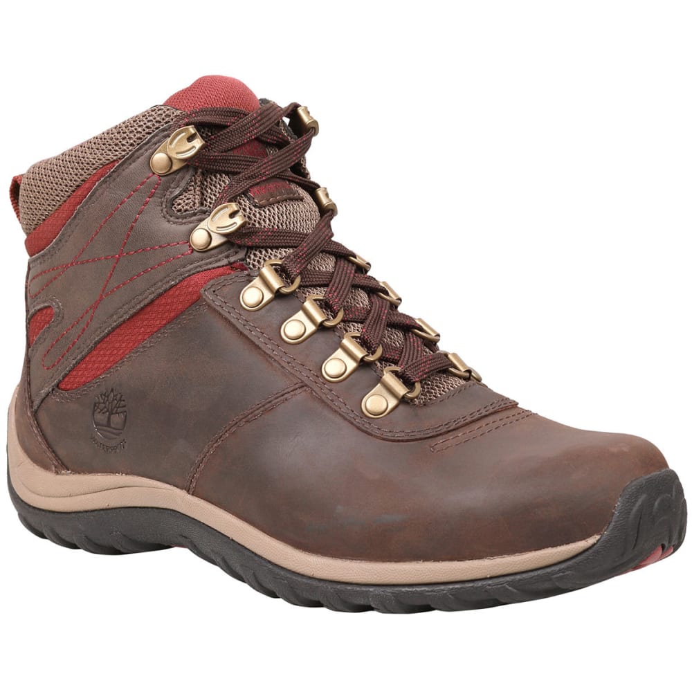 TIMBERLAND Women&#39;s Norwood Mid Waterproof Hiking Boots, Dark Brown Full Grain - Eastern Mountain ...