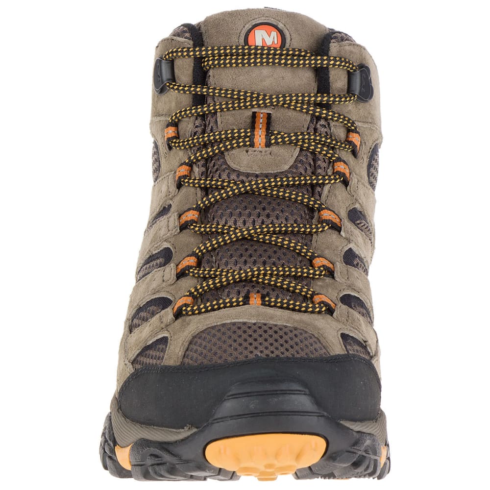 MERRELL Men's Moab 2 Ventilator Mid Hiking Boots, Walnut - Eastern ...