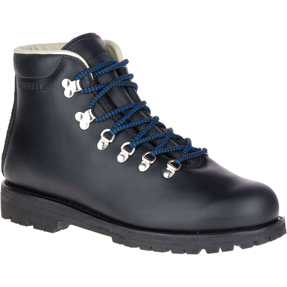 MERRELL Men's Wilderness Waterproof Hiking Boots, Black ...