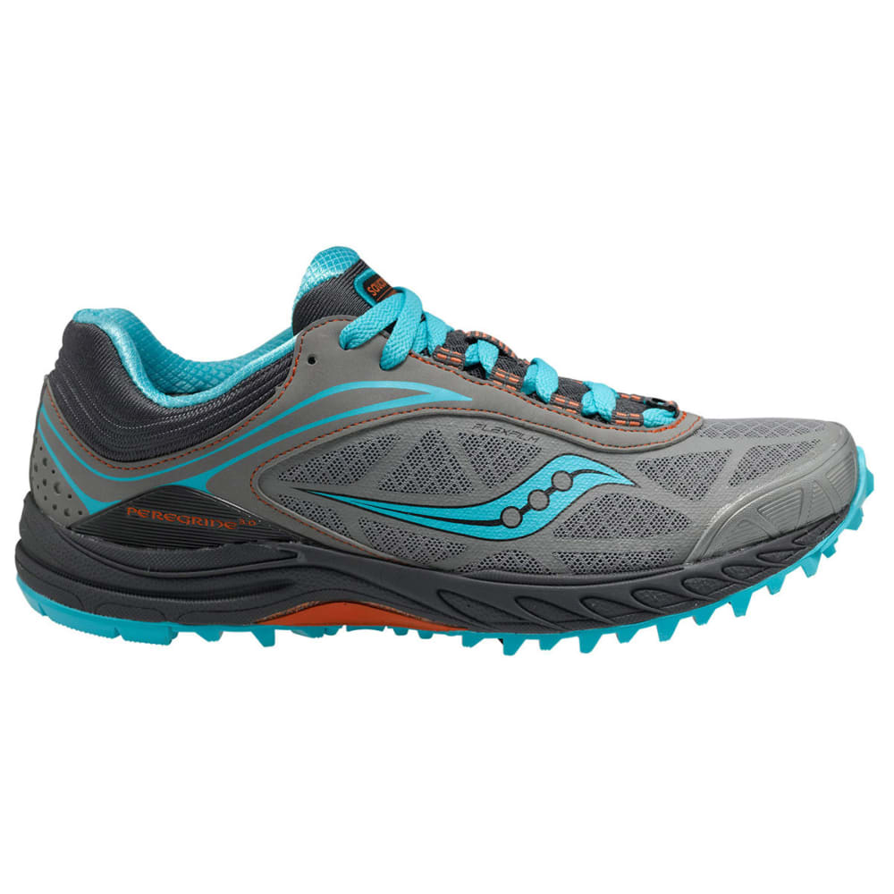 SAUCONY Women's Peregrine 3 Trail Running Shoes, Grey/Blue