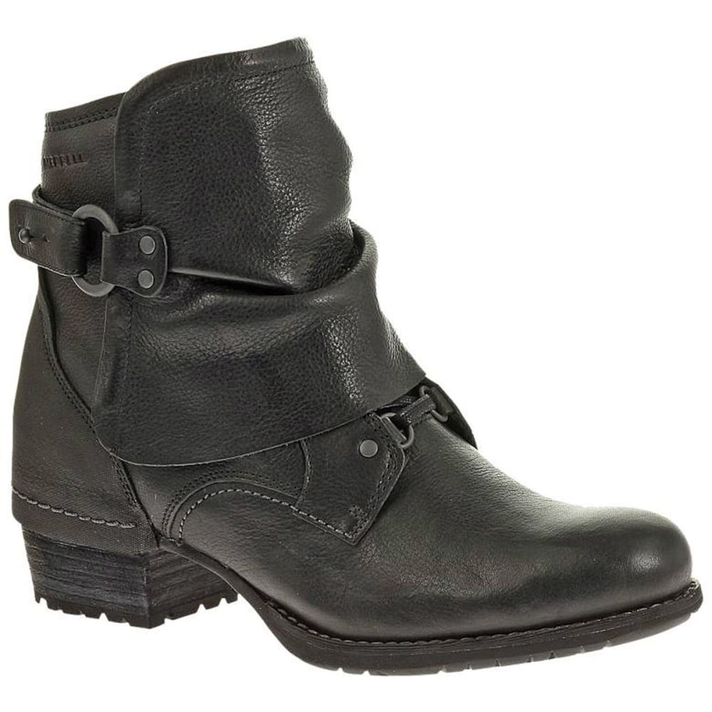 MERRELL Women's Shiloh Cuff Boots, Black