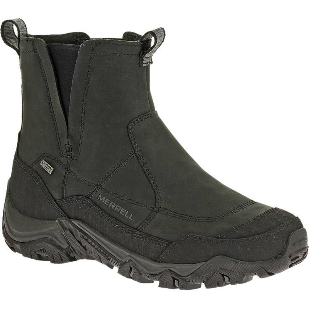 MERRELL Men's Polarand Rove Pull Waterproof Winter Boots, Black
