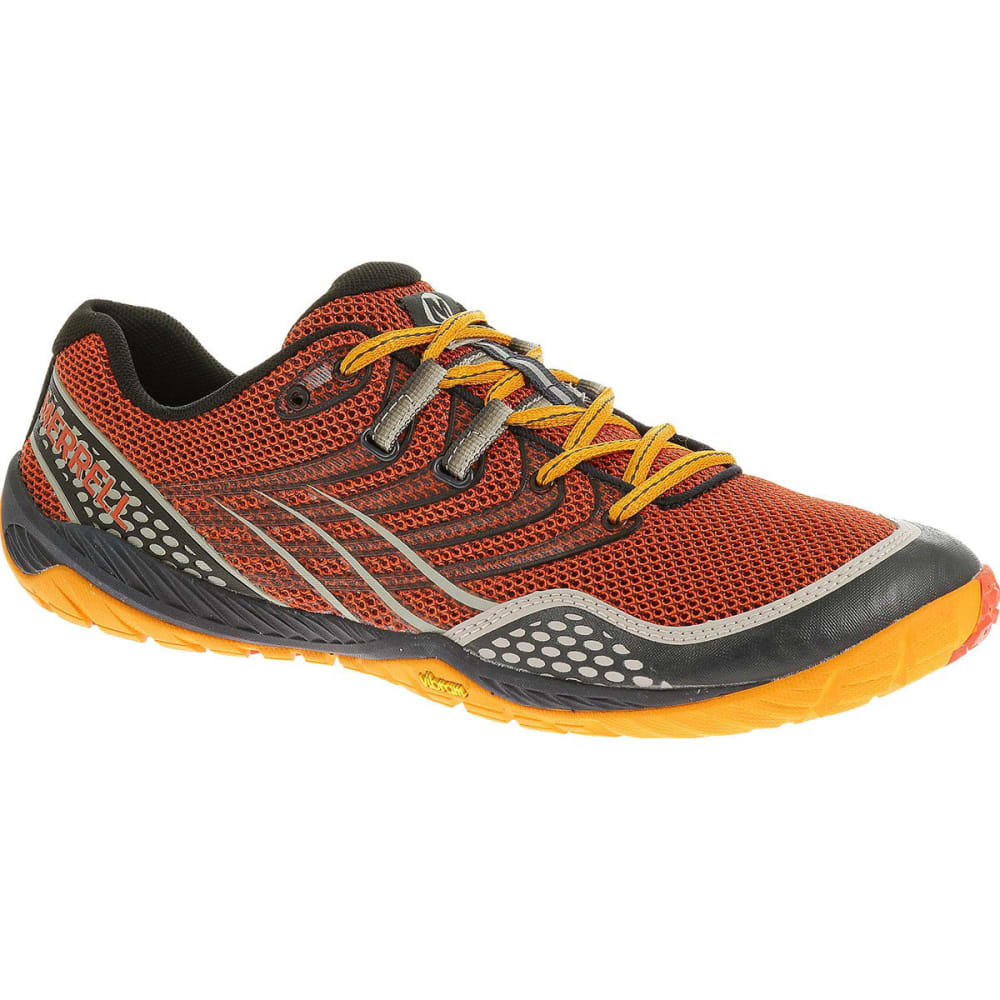 MERRELL Men's Trail Glove 3 Shoes, Spicy Orange/Navy
