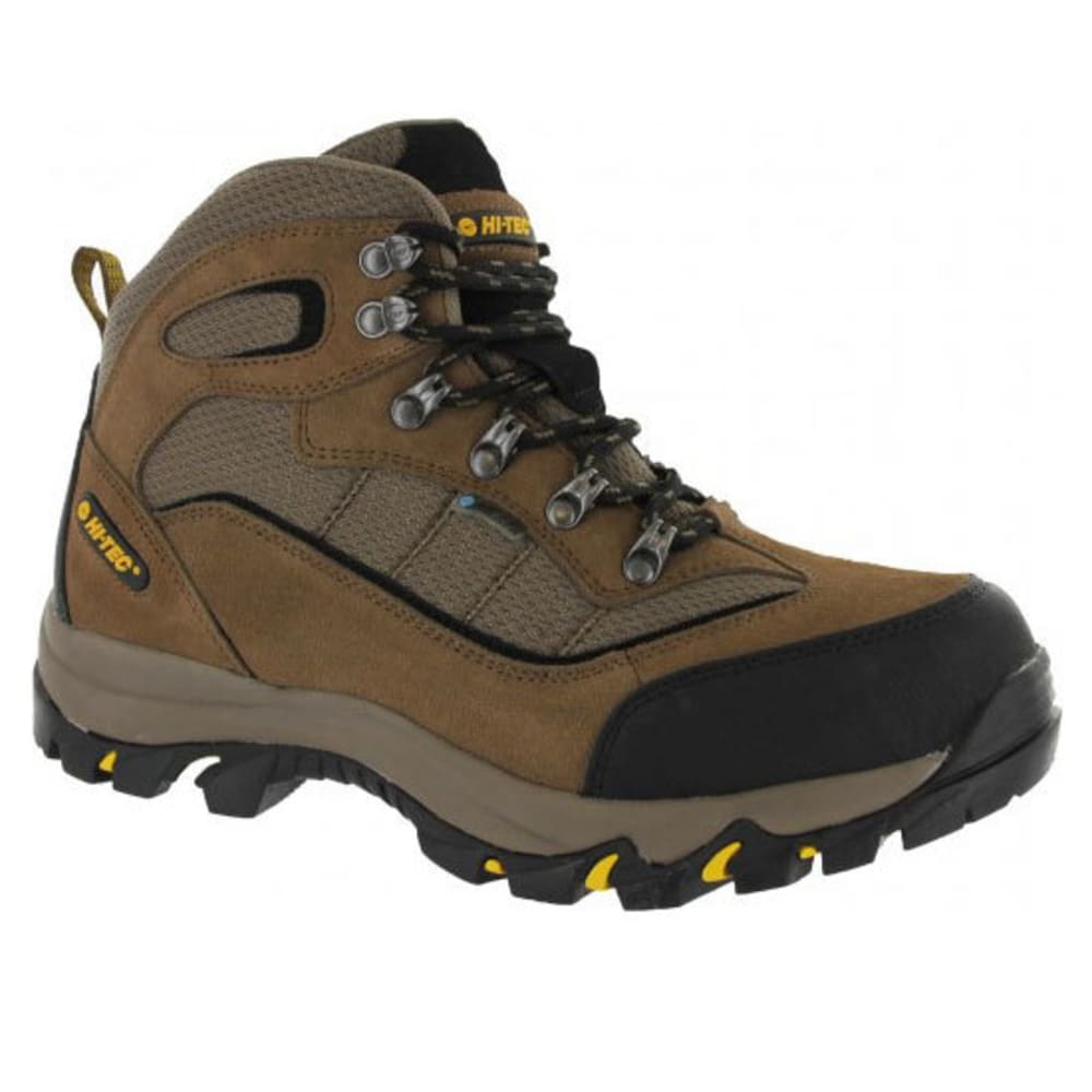 HI-TEC Men's Skamania WP Hiking Boots, Brown/Gold - Eastern Mountain Sports