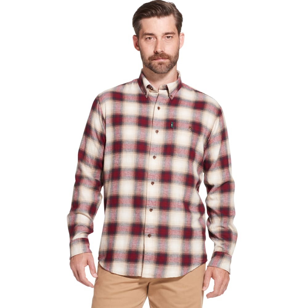 G.H. BASS & CO. Men's Fireside Long-Sleeve Flannel Shirt - Eastern ...