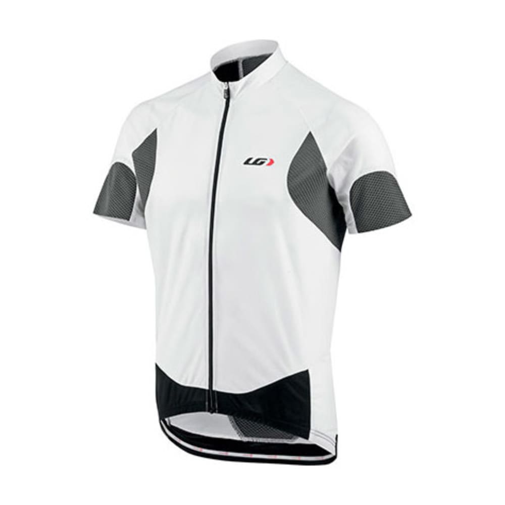 LOUIS GARNEAU Men&#39;s Metz Lite Bike Jersey, White/Iron